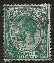 Straits Settlements  = Scott # 150  - Used