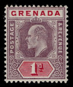 GRENADA EDVII SG58, 1d dull purple & carmine, M MINT. Cat £10.