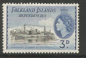 FALKLAND ISLANDS  1L24  MINT HINGED,  DISCOVERY II