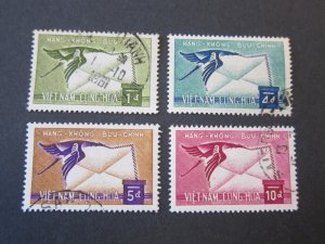 Vietnam 1960 Sc C11-4 set FU