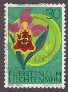 Liechtenstein 467 Bumblebee Orchid. 1970