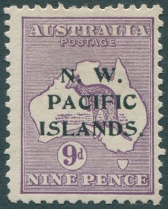 New Guinea NWPI 1915 9d violet SG79 unused