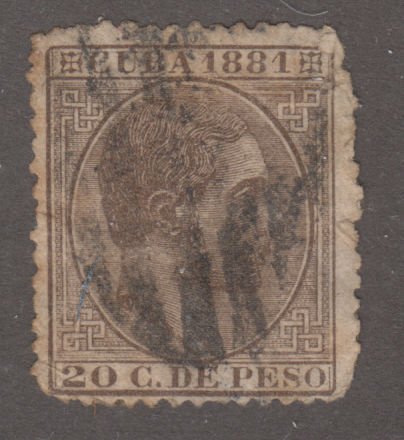 Cuba 99 King Alfonso XII 1881
