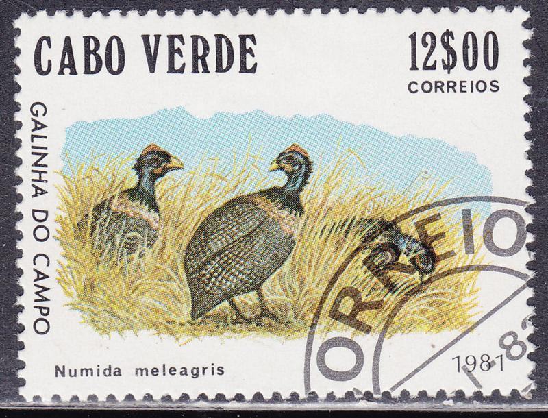 Cape Verde 438 Used 1981 Guinea Fowl