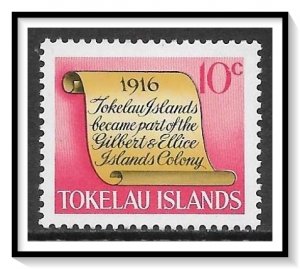 Tokelau #17 History Of Tokelau MNH