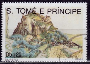 Sao Tome and Principe, 1990, Famous Painting by Durero, 20db, used*