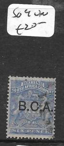 BRITISH CENTRAL AFRICA (PP1009B) BCA SURCH 6D  SG4    VFU