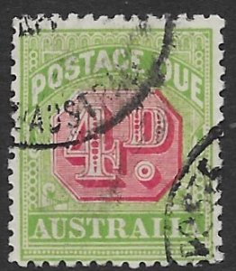 Australia J-43  1909   4d  fine used