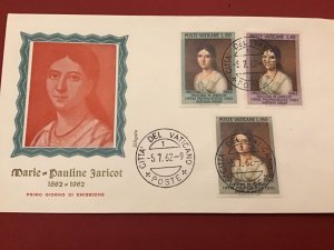 Vatican 1962 Marie Pauline Jaricot   Postal Cover R42346