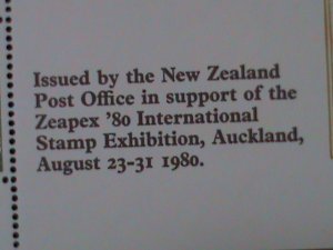​NEW ZEALAND-1980- SC#705a NEW ZEALAND POSTAGE STAMP 125TH ANNIV: MNH-S/S VF