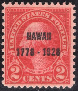 US STAMPS #647 MINT OG NH LOT #21320