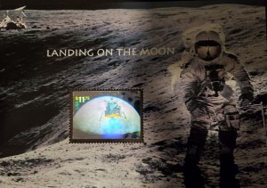2000 Landing on the Moon $11.75 Sc 3413 hologram, sheet of 1 MNH