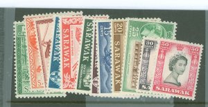 Sarawak #197-208 Unused  (Queen)