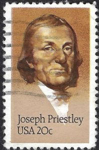 United States #2038 20¢ Joseph Priestly (1983). Used.