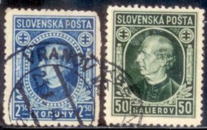 Slovakia 1939 SC# 30,32 Used CH4