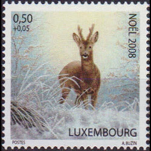 LUXEMBOURG 2008 - Scott# B460 Christmas Set of 1 NH