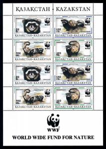 [94435] Kazakhstan 1997 Wild Life Marbled Polecat WWF Sheet MNH 