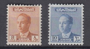 J39905 ,JL Stamps 1957-8 iraq hv,s of set mh #179-80 king