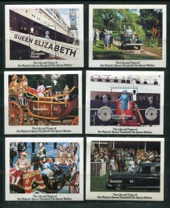 1985 Queen Mother 85th Birthday 16 Different Souvenir Stamp Sheets! All MNH