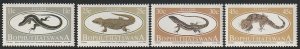 1984 South Africa - Bophuthatswana - Sc 129-32 - MNH VF - 4 singles - Lizards