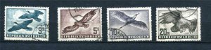 Austria 1950-3 Sc C57-0 Used Birds CV $246 8885