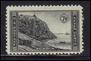 746 Just Clears Mint Hinge Remnant U1622