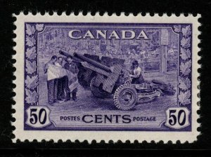 CANADA SG387 1942 50c VIOLET MTD MINT