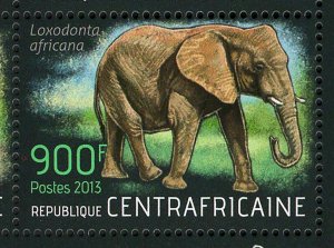 Endangered Animals Stamp Loxodonta Africana Equus Grevyi S/S MNH #4321-4324 