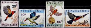 Rwanda, 1967, Birds, 20c, sw#249-252, MLH