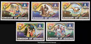Lesotho Scott 439-443 Mint never hinged.