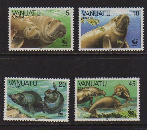 Vanuatu 1988 Sc 470-473 WWF set MNH