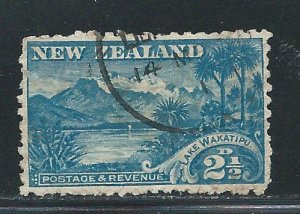 New Zealand 111 2 1/2d Mt. Earnslaw single Used