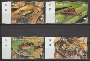 SEYCHELLES 2003 WWF SG 917/20  MNH