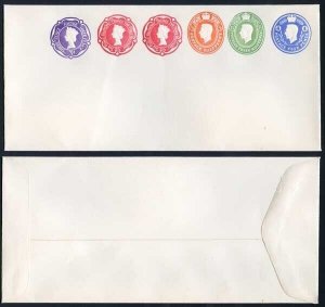 ESCP880 KGVI and QEII Five Colour Stamp To Order Envelope