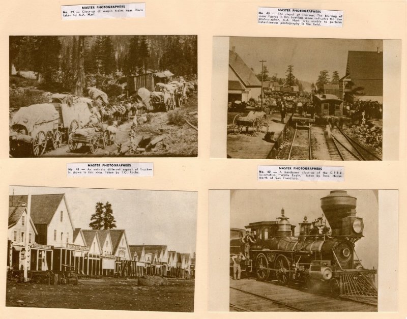 Master Photographers Lightfoot Collection Railroad postcard SET OF 50 unused