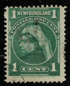 Newfoundland, 1897-1918, Royal Family, 1 cent,  YT #65 (T-9185)