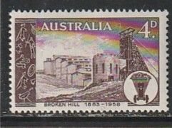 1958 Australia - Sc 311 - MH VF - 1 single - Broken Hill mining field