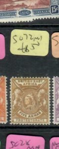 BRITISH EAST AFRICA  (PP0807B)  QV LION 5 A  SG 72     MOG 