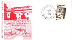 75th ANNIVERSARY OF THE BATTLE OF MANILA BAY (1898) ADMIRAL GEORGE DEWEY 1973