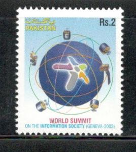 Pakistan 2003 World Summit on the Information Society Geneva Sc 1023  MNH # 4213