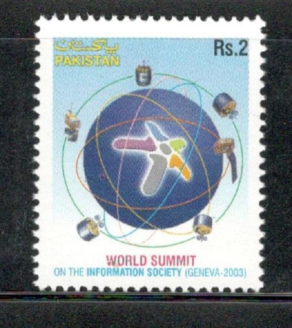 Pakistan 2003 World Summit on the Information Society Geneva Sc 1023  MNH # 4213