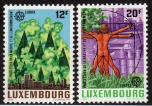 Luxembourg # 751 - 752 MNH