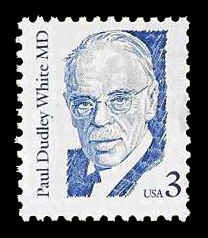 PCBstamps   US #2170 3c Dr. Paul D. White, MNH, (8)