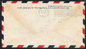 UNITED STATES First Flight Cover 1930 St Louis to Tulsa