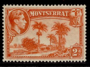 MONTSERRAT GVI SG104, 2d orange, M MINT. Cat £25. PERF 13