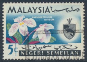 Negri Sembilan  SC# 78 Used  Orchids Flowers see details & scans