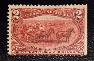US Scott #286 Mint - Unused - No Gum Very Fine (1898):
