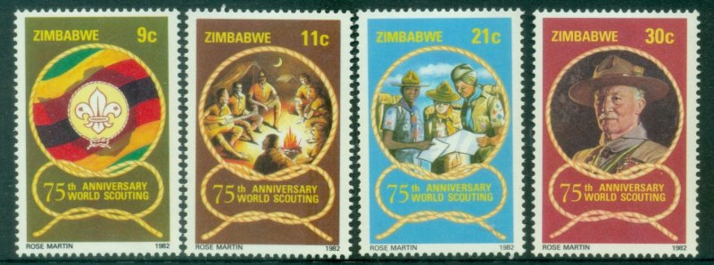 Zimbabwe 1982 The 75th Anniversary of Boy Scout Movement MUH