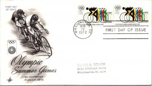 FDC 1972 SC #1460 Artcraft Cachet - Washington DC - Pair - F78530