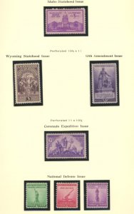 U.S. #SET/MIXED CONDITION 